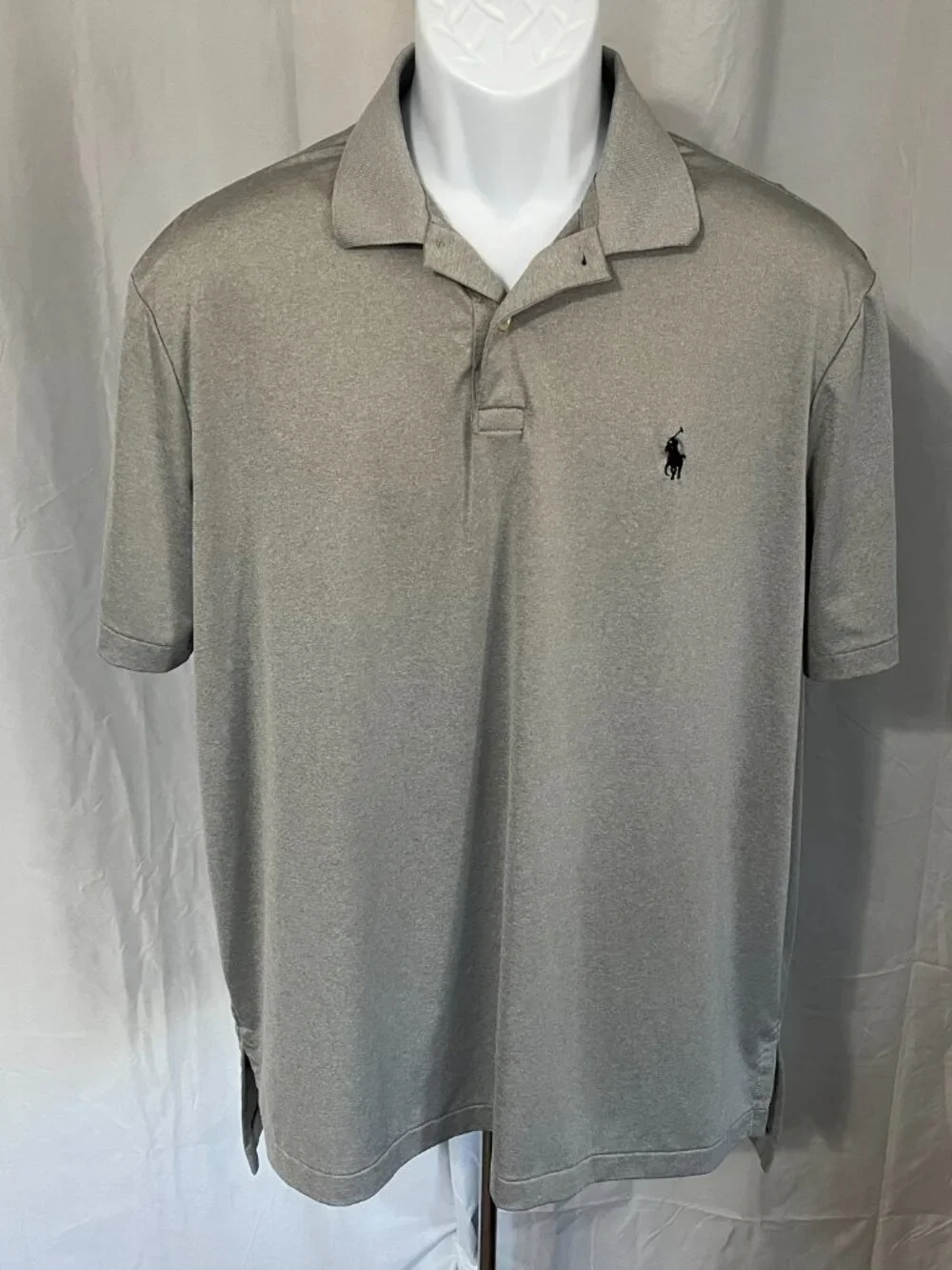 ⛳ Polo Ralph Lauren Men’s Performance Golf Polo Gray Shirt L 🏌️